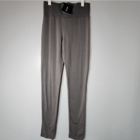 Pretty Little Thing  Women Charcoal Size 6 Leggings Yoga Active Gym Workout NEW - Picture 1 of 7
